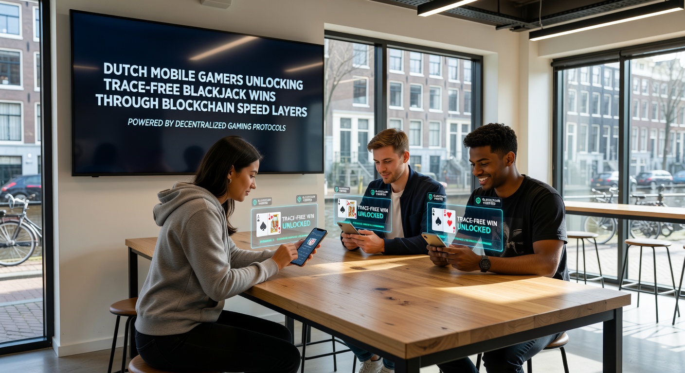 Blockchain snelheidslagen in actie bij mobiele blackjack