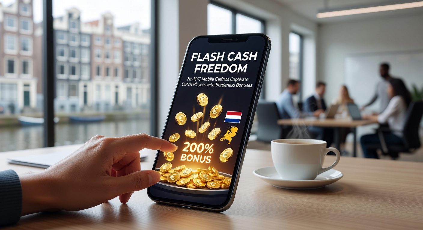 Grafiek met groei van no-KYC mobiel gokken onder Nederlandse spelers, inclusief bonusaanbiedingen en crypto-transacties in april 2026