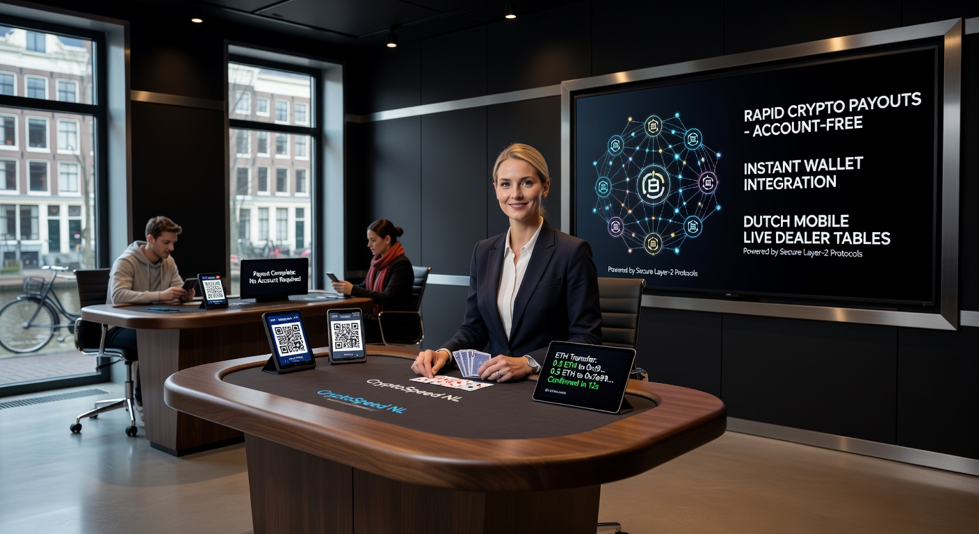 Crypto transacties en live dealer interfaces op Nederlandse mobiele apparaten