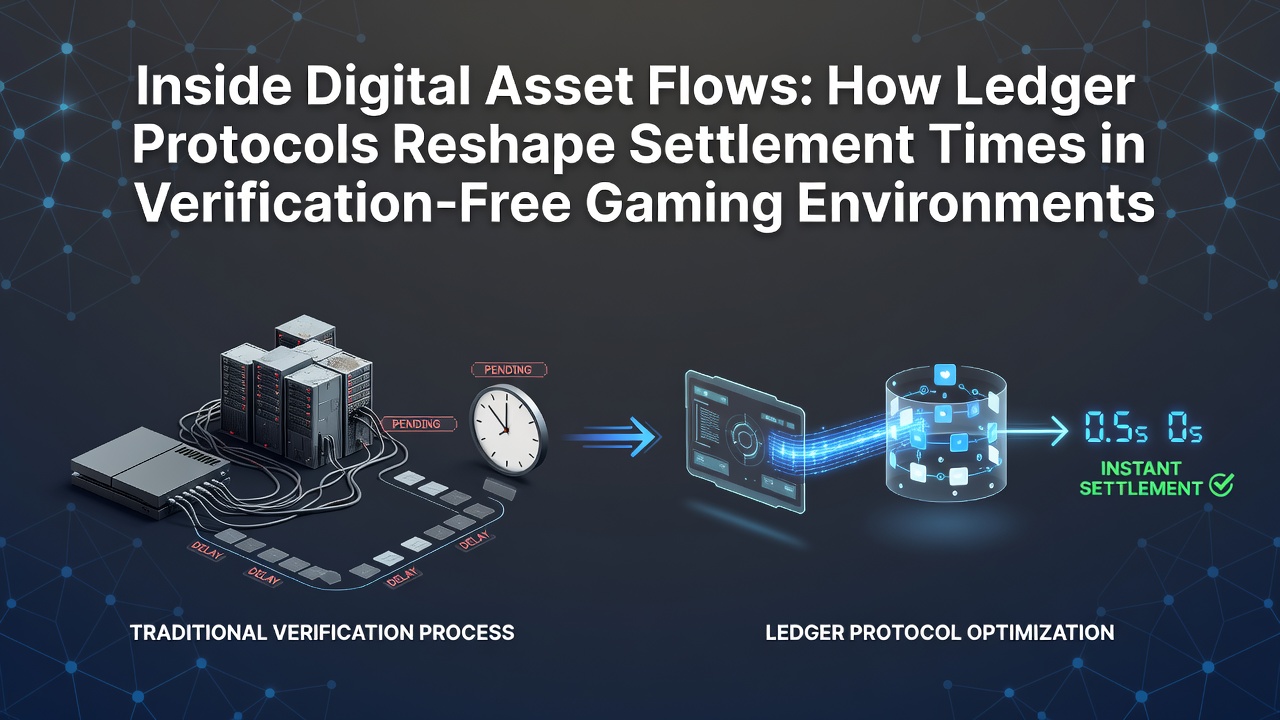 Overzicht van digitale asset flows en ledger protocollen in verificatievrije gaming omgevingen